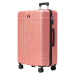 ROWEX velký cestovní kufr ABS Casolver 76x50x30 cm Barva: Rosegold