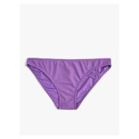 Koton Normal Waist Bikini Bottom Textured