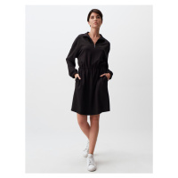 Jimmy Key Black Turtleneck Long Sleeve Mini Dress