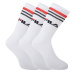 FILA-F9090 SOCKS LIFESTYLE PLAIN 3 PACK-300 WHITE Bílá