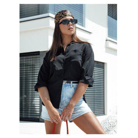 Černá elegantní dámská košile DStreet