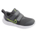 Šedo-černé dětské tenisky na suchý zip Nike