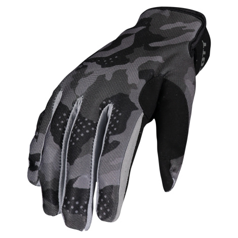 SCOTT 350 CAMO rukavice černá/šedá