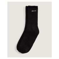 Vans - Classic Script Crew Socks , Man, Black, Size: