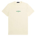 Fred Perry CAMISETA BEIGE HOMBRE BORDADA M4580 Béžová