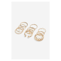 H & M - Balení: 11 prstenů - bílá