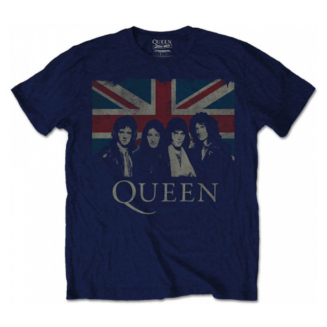 Queen tričko, Vintage Union Jack, pánské RockOff