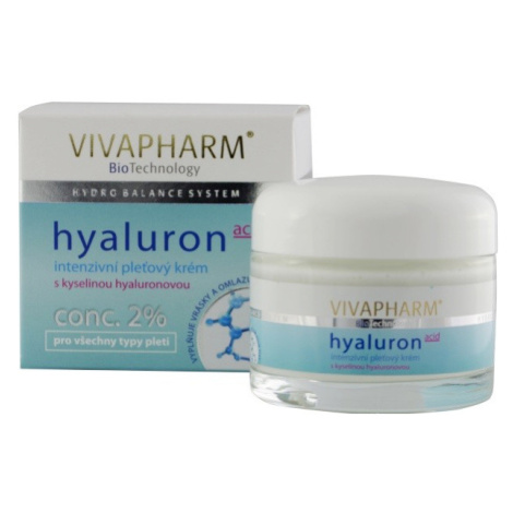 VivaPharm Intenzívní pleťový krém s kyselinou hyaluronovou 50 ml