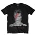 David Bowie Tričko Aladdin Sane Unisex Black