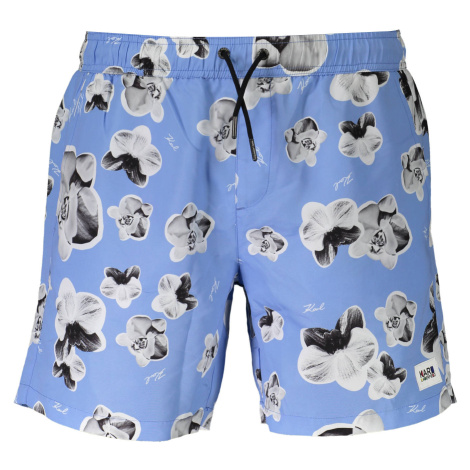 Karl Lagerfeld Beachwear KL20MBM12 Pánské plavky azurové