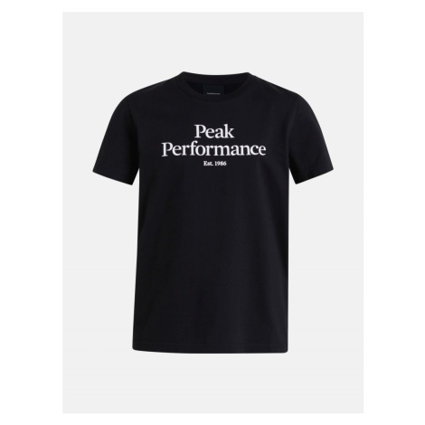 Tričko peak performance jr original tee černá