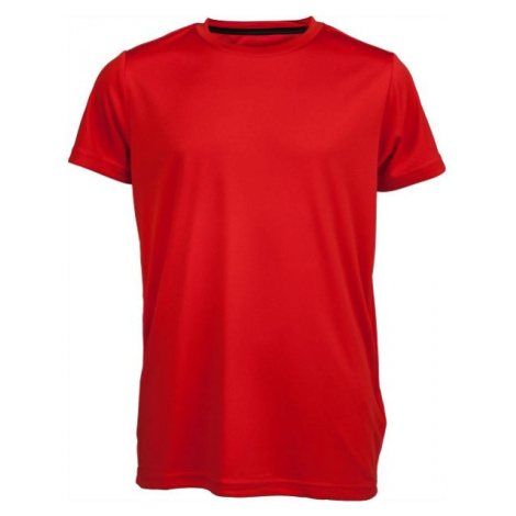 Kensis REDUS JNR Chlapecké sportovní triko, červená, velikost