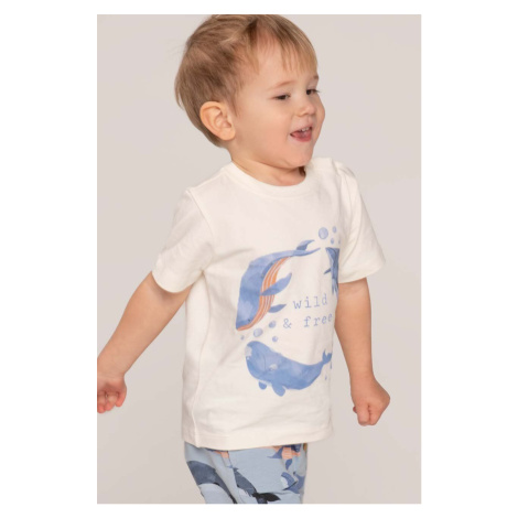 Bavlněné dětské tričko Coccodrillo