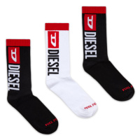 Ponožky 3-pack diesel skm-ray-threepack socks černá
