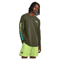 Tričko Under Armour PJT ROCK BRAHMA LS Green