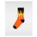 VANS Kids Ticker Socks Youth Orange, Size