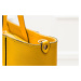 Kožená kabelka ze safiánové kůže jednoduchá - žlutá