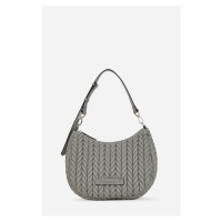 Kabelka karl lagerfeld k/weave hobo cloud grey