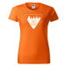 DOBRÝ TRIKO Dámské tričko s potiskem Get lost Barva: Oranžová