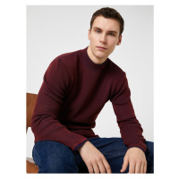 Koton Basic Knitwear Sweater Half Turtleneck Slim Fit