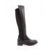 DGN 501 Women's Back Stretch Zip Up Knee High Flats Boots.