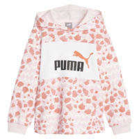 Puma ESSENTIALS MIX MTCH HOODIE TR Dívčí mikina, růžová, velikost