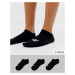 Adidas Originals 3 pack trefoil trainer socks in black