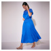 Blancheporte Dlouhá vzdušná sukně modrá