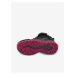 Růžovo-černé holčičí outdoorové kotníkové boty ALPINE PRO Gedewo