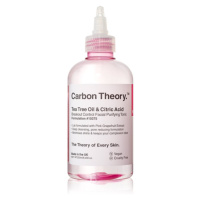 Carbon Theory Tea Tree Oil & Citric Acid hloubkově čisticí tonikum pro problematickou pleť, akné