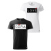 Super plecháček Párová trička s vtipným potiskem Ožralové Barva: Bílé pánské + Černé dámské trič