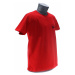Červené pánské tričko s kulatým výstřihem Ashton