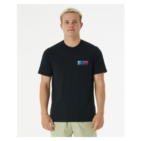 Tričko Rip Curl SURF REVIVAL DECAL TEE Black