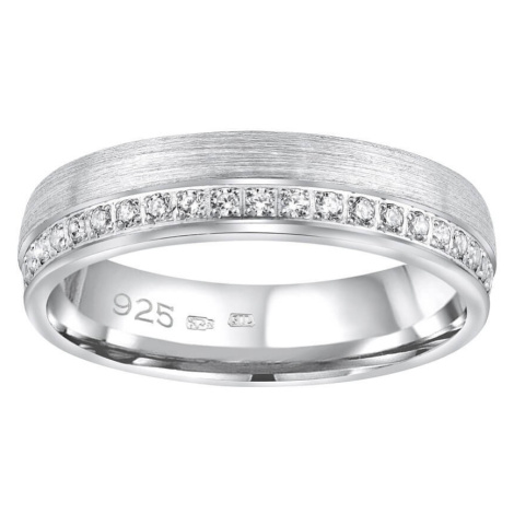 Silvego Snubní stříbrný prsten Paradise pro ženy QRGN23W
