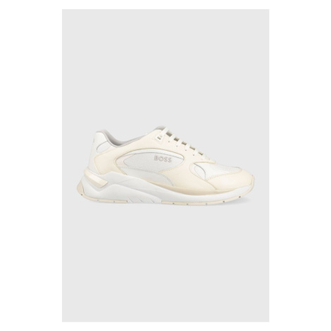 Sneakers boty BOSS Skylar béžová barva, 50493266 Hugo Boss