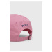 Bavlněná baseballová čepice Polo Ralph Lauren růžová barva, 211912843