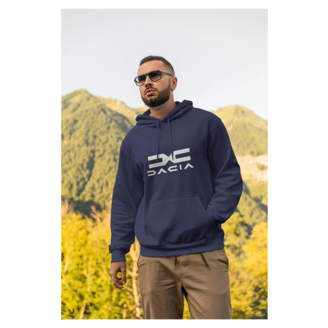 Pánská mikina s logem Dacia Barva: Kráľovská modrá