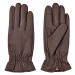 Rukavice camel active leather gloves hnědá