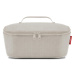 Termobox Reisenthel Coolerbag M pocket Herringbone sand