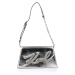 Kabelka karl lagerfeld k/signature 2.0 sp shb metallc silver