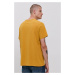 Bavlněné tričko Levi's žlutá barva, hladké