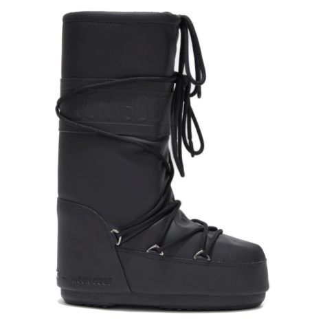 MOON BOOT-ICON RUBBER, 001 black Černá