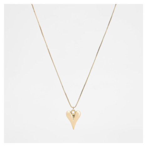 Reserved - Pozlacený náhrdelník se srdcem - Zlatá