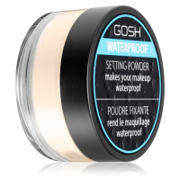 Gosh Waterproof Setting Powder voděodolný fixační pudr odstín 001 Transparent 7 g