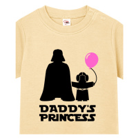 Dětské tričko pro miminka s potiskem Star Wars Daddys Princess