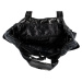 Módní dámská prošívaná taška i batoh v jednom Astird, černá