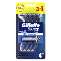 Gillette Jednorázová holítka Blue3 Plus Comfort 3+1 ks