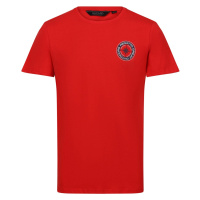 Pánské bavlněné tričko Regatta CLINE VII červená