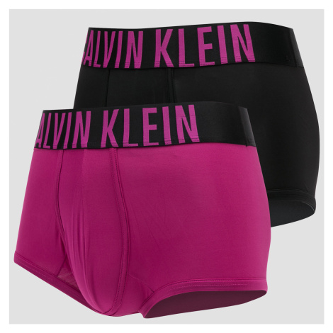 Calvin Klein 2Pack Low Rise Trunk černé / fialové