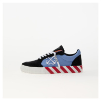 Tenisky Off-White Low Vulcanized Canvas/ Suede Black - Light Blue